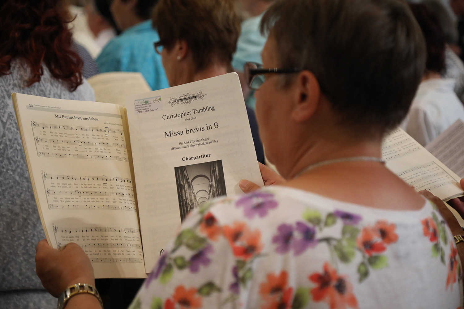 Wallfahrt der Kirchenchöre in der Diözese Würzburg Donnerstag 7. September
